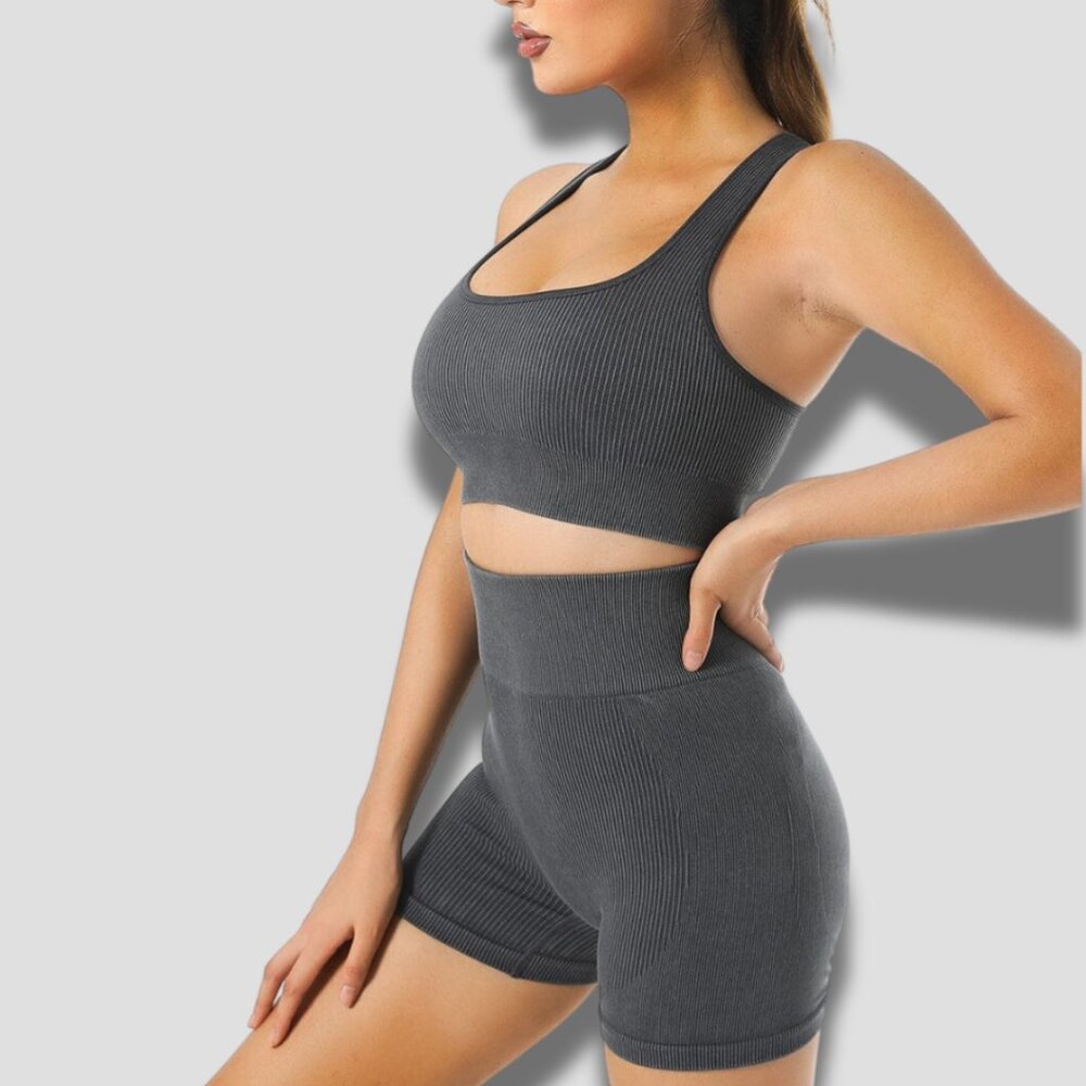 BodyFlexx Booty-Boost Shorts w/ Tummy Control